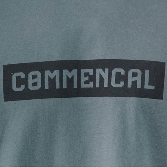COMMENCAL CORPORATE REGULAR FIT T-SHIRT DARK GREY size large unisex - Picture 8 of 12